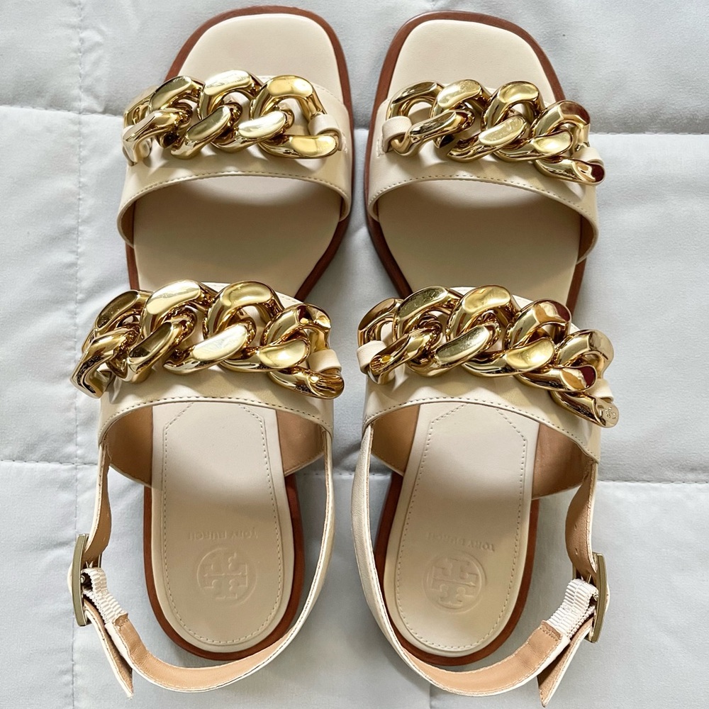Tory Burch Adrien Sandals in Dulce de Leche - Picture 5 of 15